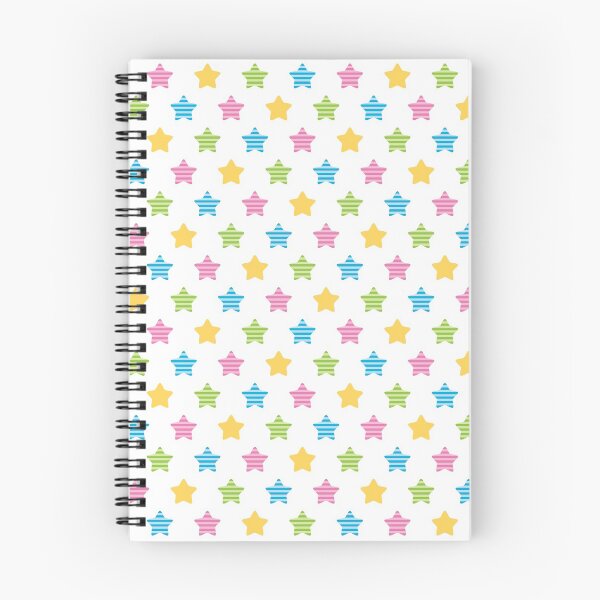 Item preview, Estrellas coloridas rayadas designed and sold by Petits Pixels.