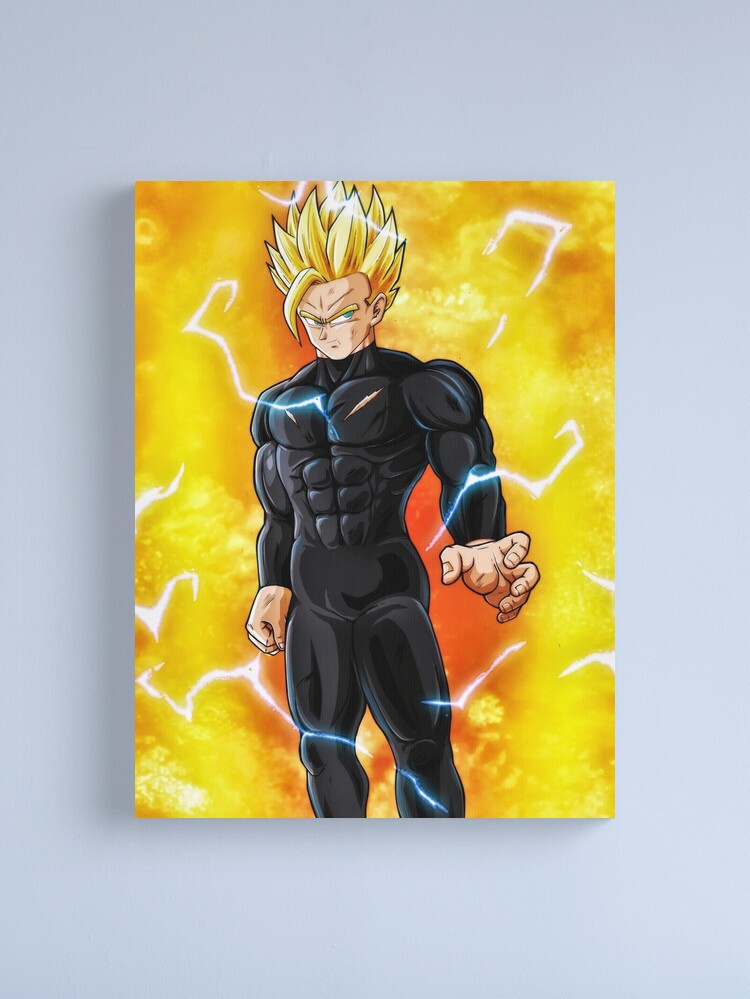 ultra ego vegeta Canvas Print by mikelaurydraw