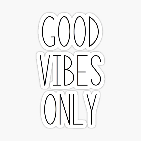 thepalletpeople-Stickers-Positive Vibes Only- Sticker