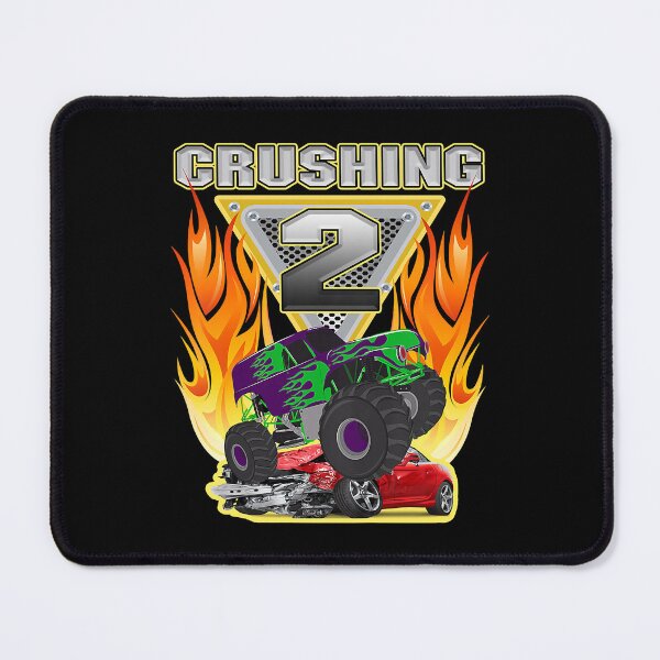 Item preview, Monster Truck Crushing Being 2 Two Years Old 2nd Birthday designed and sold by MalloWilli.
