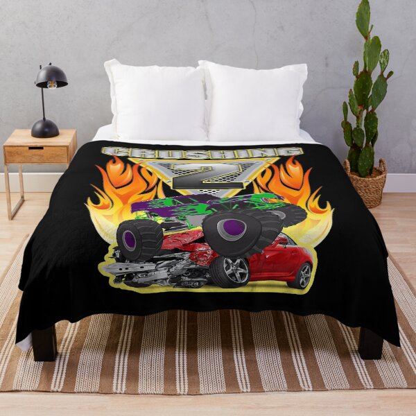 Item preview, Monster Truck Crushing Being 2 Two Years Old 2nd Birthday designed and sold by MalloWilli.