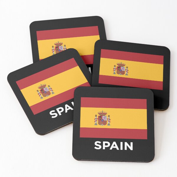 Item preview, Spain Flag With Text (On Black) designed and sold by STUDIO-72.