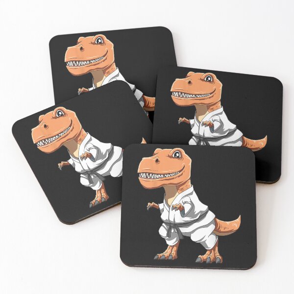 Item preview, Jiu Jitsu Dinosaur Karate T-Rex Martial Arts Dino Taekwondo designed and sold by eggenbergdi.