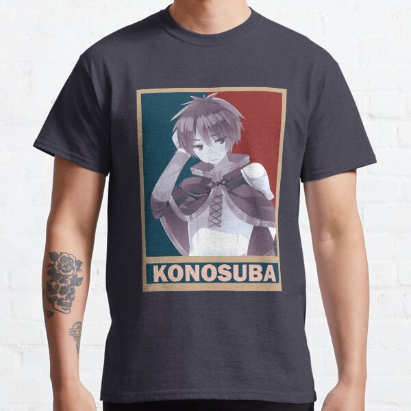 Kazuma Satou Konosuba Anime Vaporwave Grey Poster for Sale by JolantaLemke