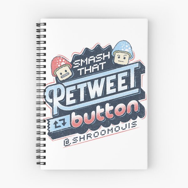 Item preview, Shroomojis – Smash That Retweet Button designed and sold by Jannuande.