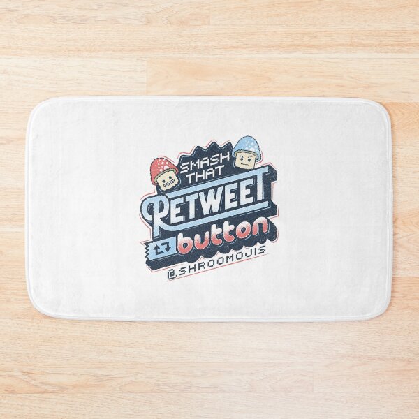 Item preview, Shroomojis – Smash That Retweet Button designed and sold by Jannuande.