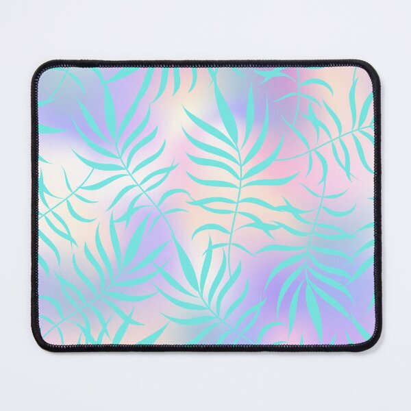 Item preview, Summer Pink Green Leaves Pattern Beach Vibes designed and sold by UniQueensShop.