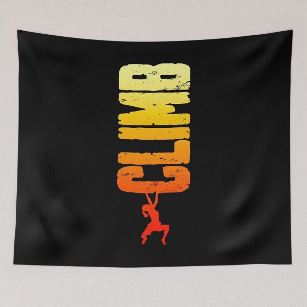Item preview, Climb Rock Climbing Bouldering Vintage Vertical Climber Girl designed and sold by GrandeDuc.
