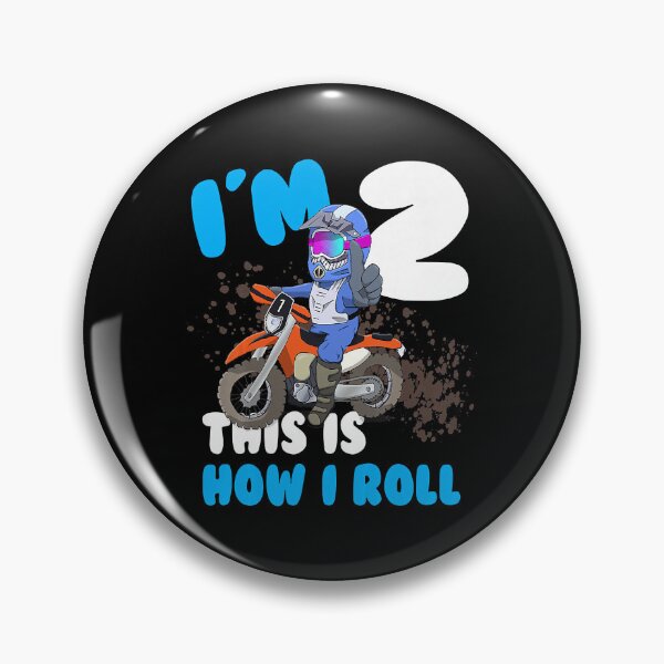 Item preview, Im' 2 Motocross Birthday Boy Little Toddler Is Two Years Old designed and sold by MalloWilli.