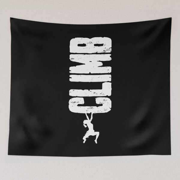 Item preview, Climb Rock Climbing Bouldering Vintage Vertical Climber Girl designed and sold by GrandeDuc.