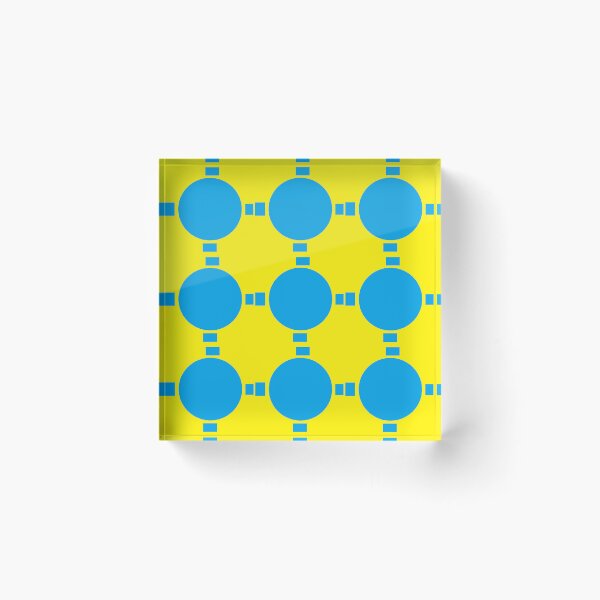 Item preview, Yellow-Blue Pattern 2 designed and sold by myDigitalArt.