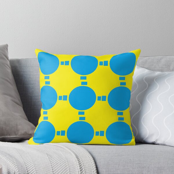 Aperçu de l'œuvre Motif jaune-bleu 2 créée et vendue par myDigitalArt.