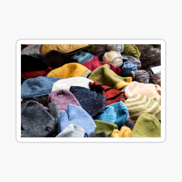 Nidavellnir Nalbinding. A Blanket of Traditional Heritage Crafts Sticker