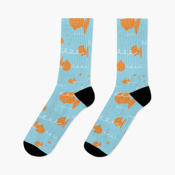 Item preview, Fish Crackers Squiggle Pattern designed and sold by Julie Woolfolk.