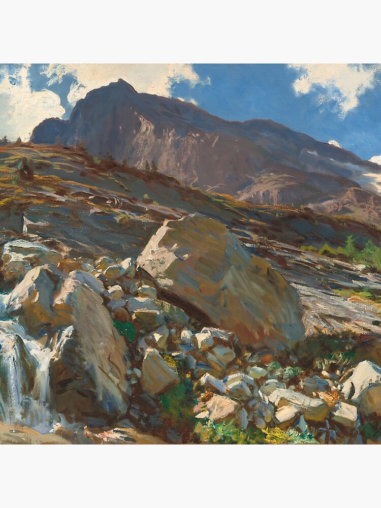 Simplon Pass Oil Painting by John Singer Sargent by podartist