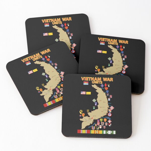 Item preview, Map - Vietnam Units - 3 wo DS designed and sold by Military Insignia Products.