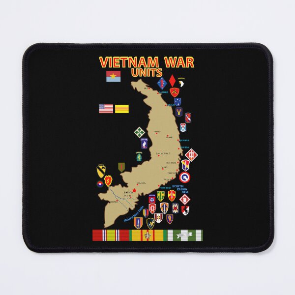 Item preview, Map - Vietnam Units - 3 wo DS designed and sold by Military Insignia Products.