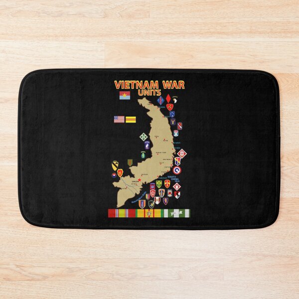 Item preview, Map - Vietnam Units - 3 wo DS designed and sold by Military Insignia Products.
