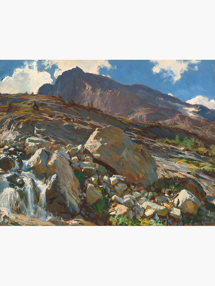 Simplon Pass Oil Painting by John Singer Sargent by podartist