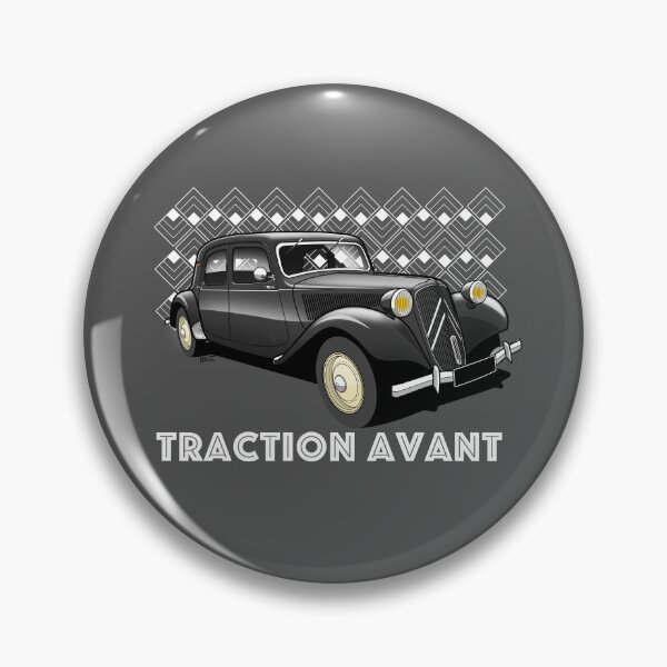 Item preview, Traction Avant 3/4 outline graphic illustration  designed and sold by RJWautographics.
