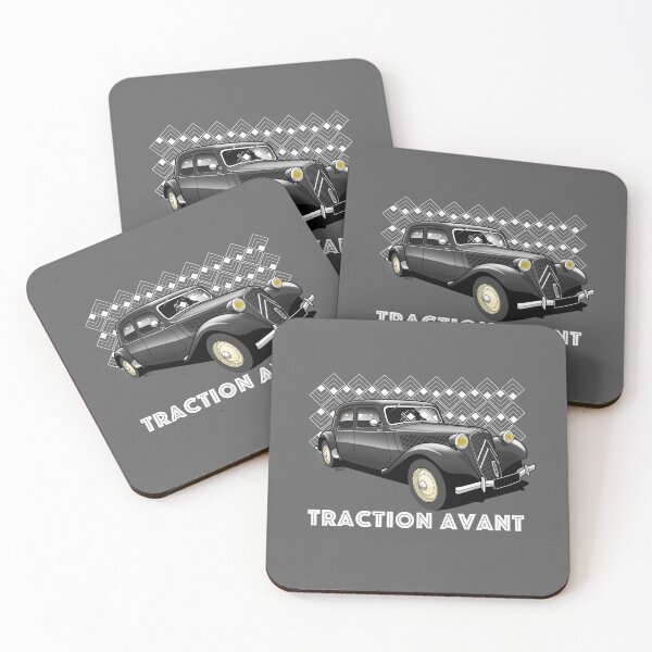 Aperçu de l'œuvre Illustration graphique du contour 3/4 de la Traction Avant créée et vendue par RJWautographics.