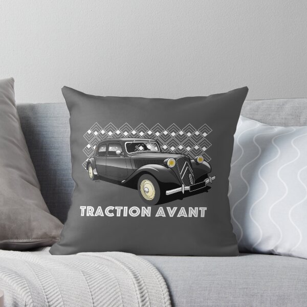 Aperçu de l'œuvre Illustration graphique du contour 3/4 de la Traction Avant créée et vendue par RJWautographics.