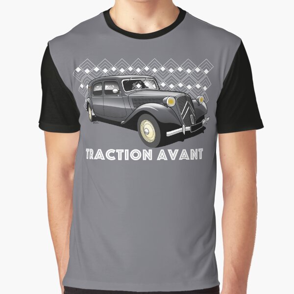 Item preview, Traction Avant 3/4 outline graphic illustration  designed and sold by RJWautographics.
