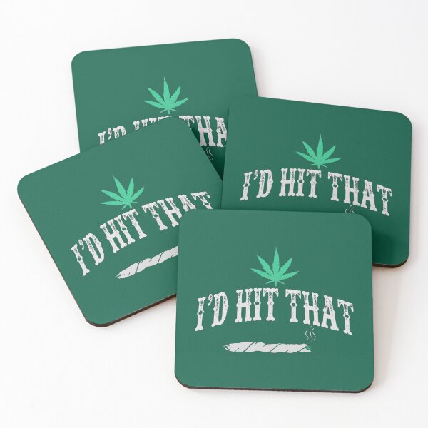 Item preview, I'd Hit That Marijuana 420 Pot Weed Stoner designed and sold by YansPrint.