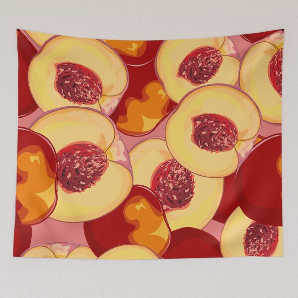 Item preview, Nectarines Print designed and sold by DreamFruit11.