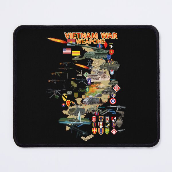 Item preview, Map - Vietnam Units -with Wpns - Equipment designed and sold by Military Insignia Products.