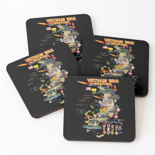 Item preview, Map - Vietnam Units -with Wpns - Equipment designed and sold by Military Insignia Products.