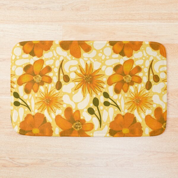 Item preview, Yellow and Orange Floral  designed and sold by Veata.