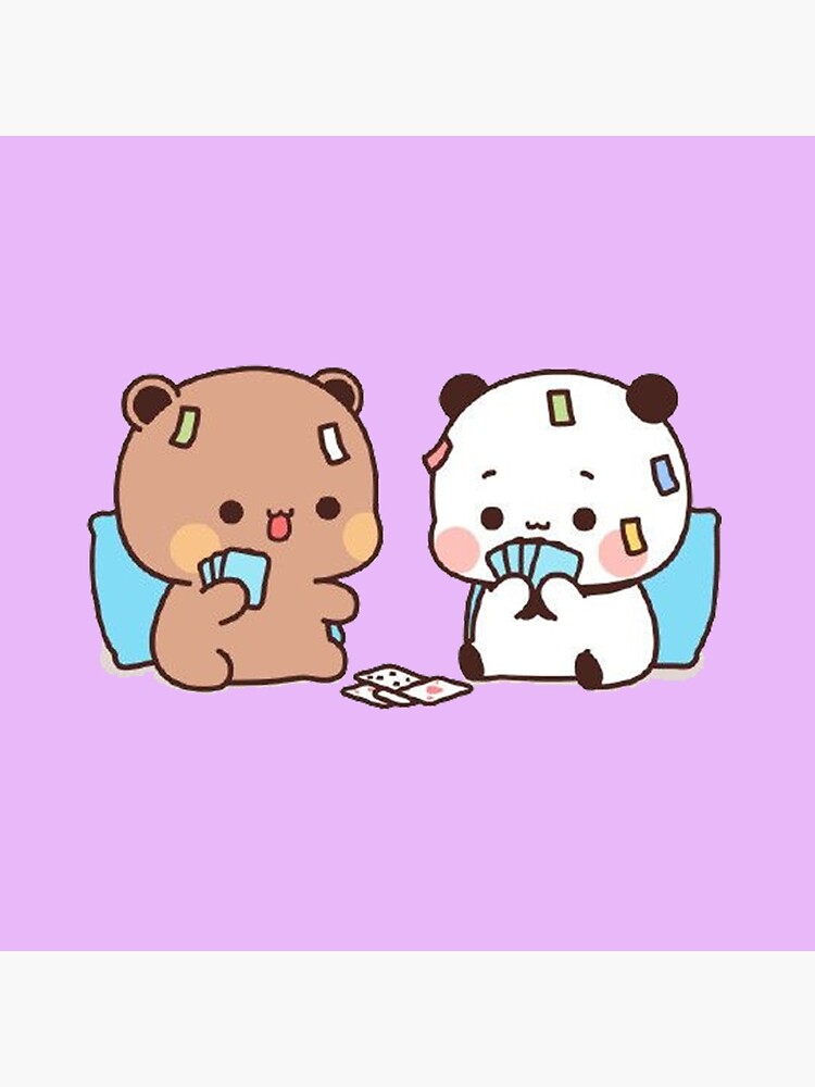 Cute Bubu And Dudu Are Playing Pocker Photographic Print for Sale by  gingersweet