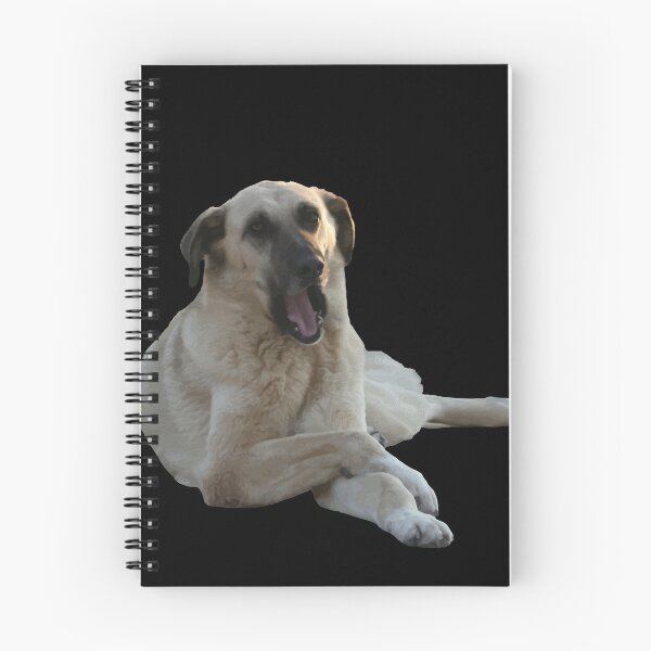 Item preview, Kangal Dog Yawning Vector Cut Out On Black designed and sold by taiche.