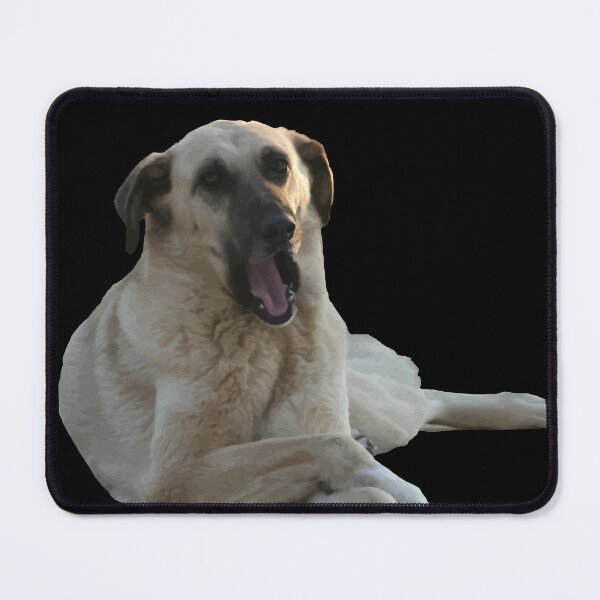 Item preview, Kangal Dog Yawning Vector Cut Out On Black designed and sold by taiche.