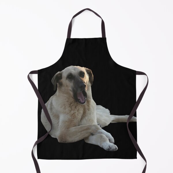 Item preview, Kangal Dog Yawning Vector Cut Out On Black designed and sold by taiche.