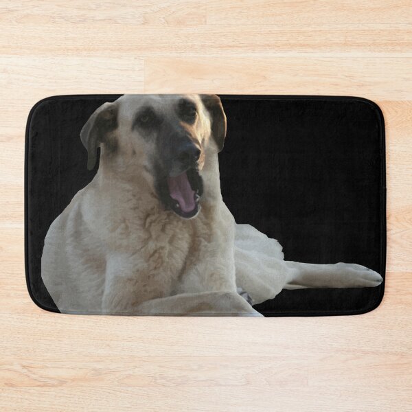 Item preview, Kangal Dog Yawning Vector Cut Out On Black designed and sold by taiche.