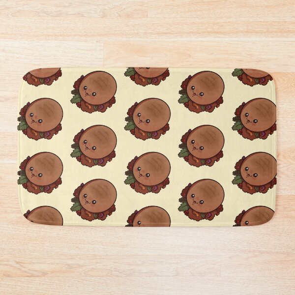 Item preview, Kawaii hamburger cute chinese rou jia mo illustration 肉夹馍 designed and sold by Aurora Cosentino.