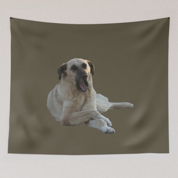 Item preview, Kangal Dog Yawning Vector Cut Out designed and sold by taiche.