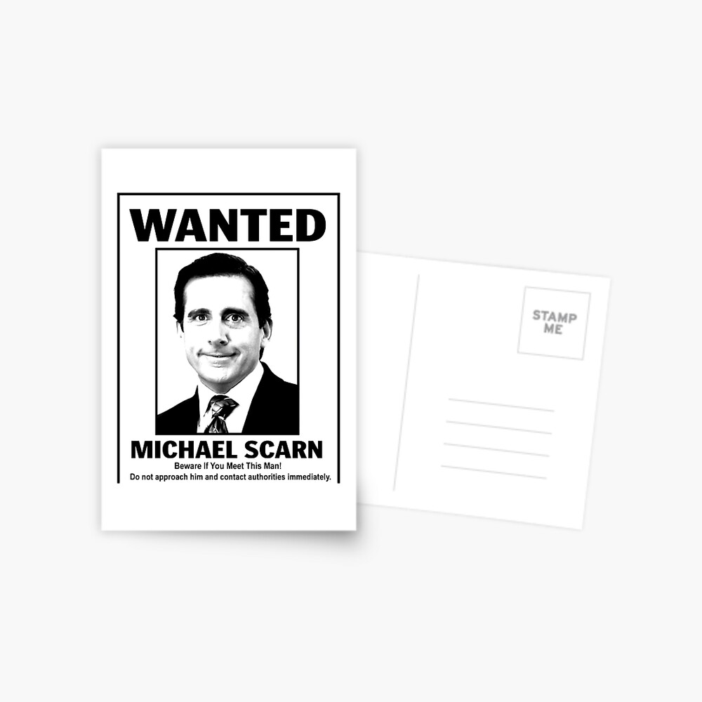 "Michael Scarn Wanted Poster - Threat Level Midnight - The Office ...