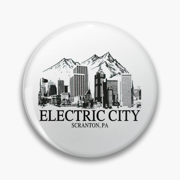 Item preview, The Electric City, The Office, Dwight Schrute, Dunder Mifflin, Michael Scott, Scranton designed and sold by YansPrint.