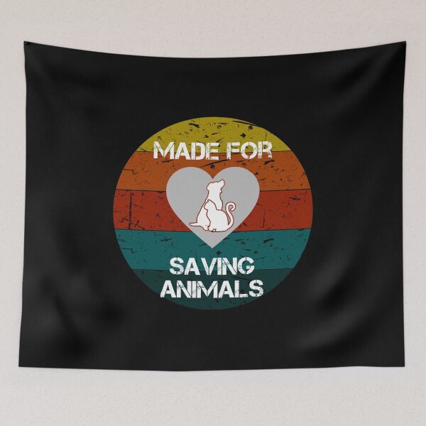 Item preview, Made For Saving Animals Vintage Gifts designed and sold by rachidhaz.