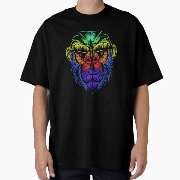 Artikel-Vorschau von Colorful Gorilla - farbiger Gorilla , designt und verkauft von nueschka.