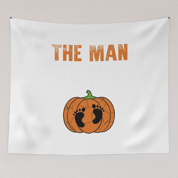 Item preview, Beautiful Model The Man Behind The Pumpkin Halloween Pregnancy Gifts Music Fans designed and sold by RamiroOdonnell.