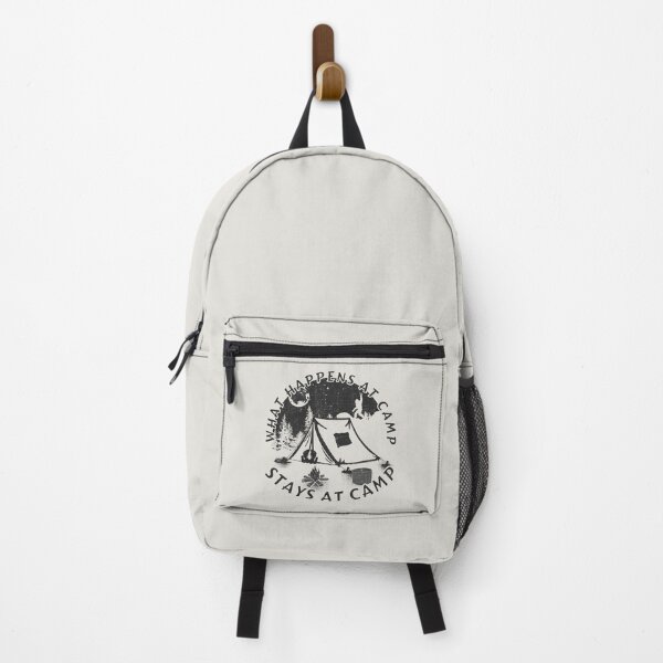 Item preview, What happens at camp stays at camp – Funny camping quote designed and sold by yococo.