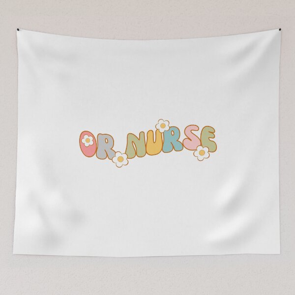 Item preview, Floral OR Nurse - RN - Registered Nurse - Operating Room Nurse designed and sold by CaitU.