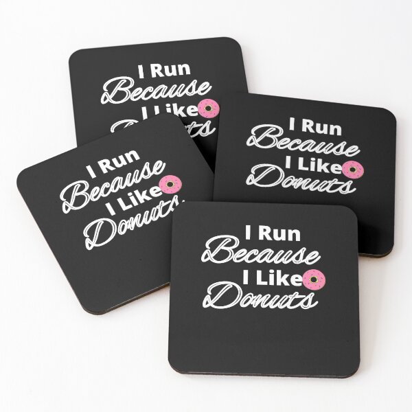 Item preview, I Run Because I Like Donuts designed and sold by Soft Strength Studio.