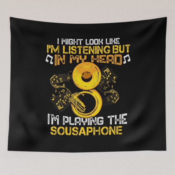 Item preview, Sousaphone Player Marching Band Gift Men Tuba Sousaphone designed and sold by DSWShirts.