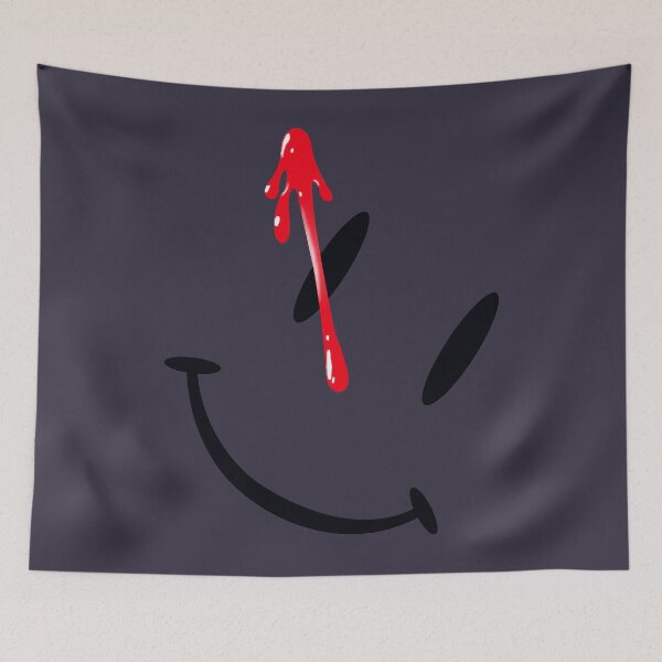 Item preview, Dark Grey Watchmen Smiley face designed and sold by JosefBertram.