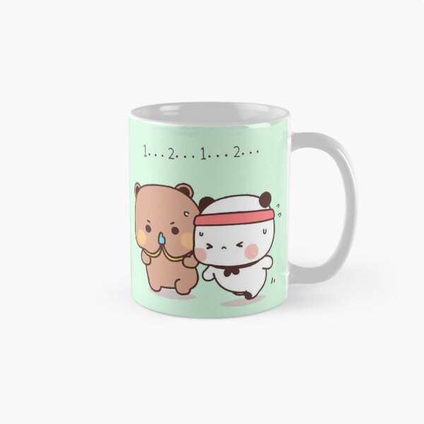 Aperçu de l'œuvre Joli couple Bubu et Dudu font de l'exercice créée et vendue par gingersweet.